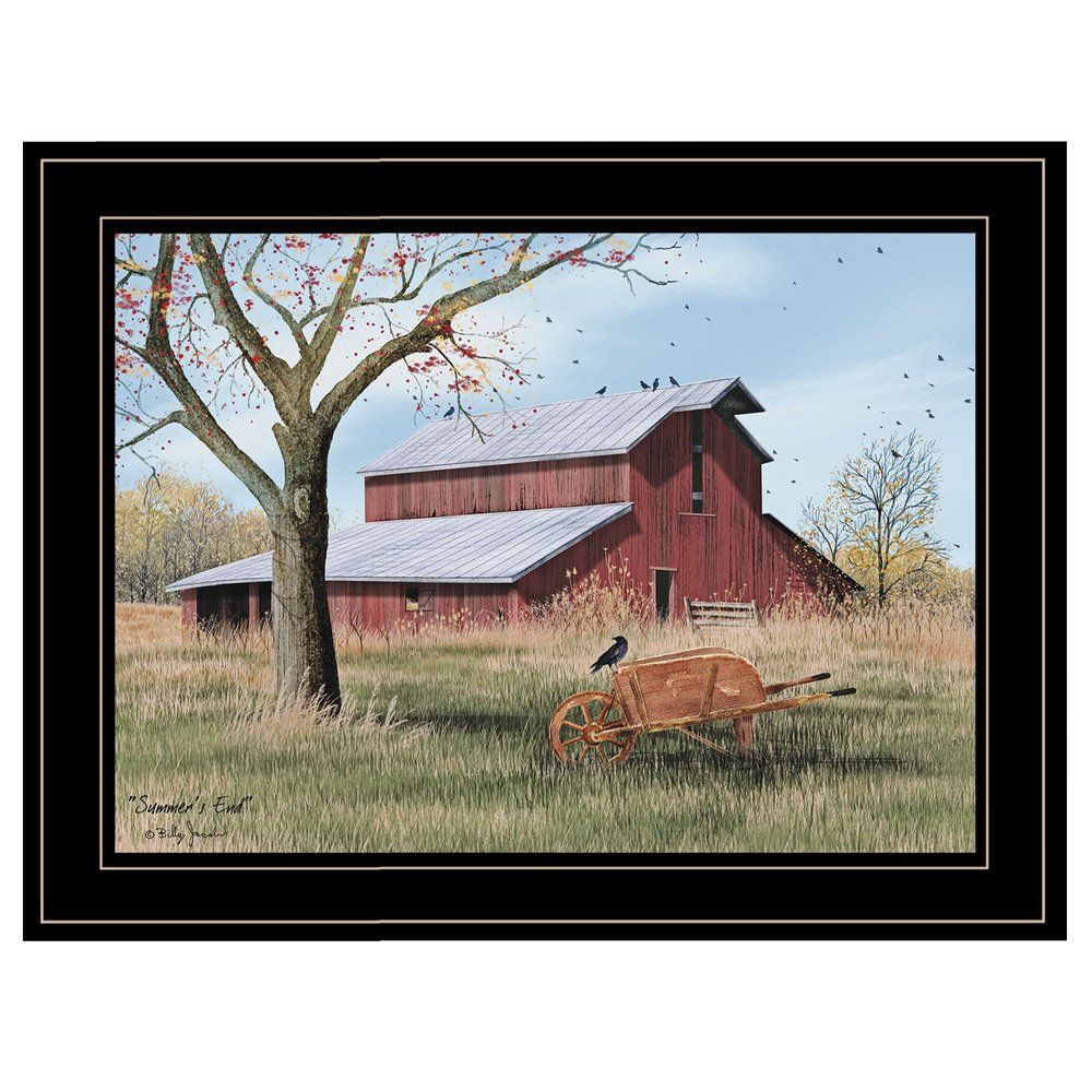 Summers End 2 Black Framed Print Wall Art — view 1