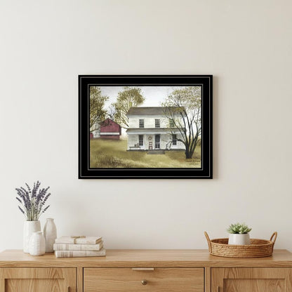 Summer Afternoon 1 Black Framed Print Wall Art