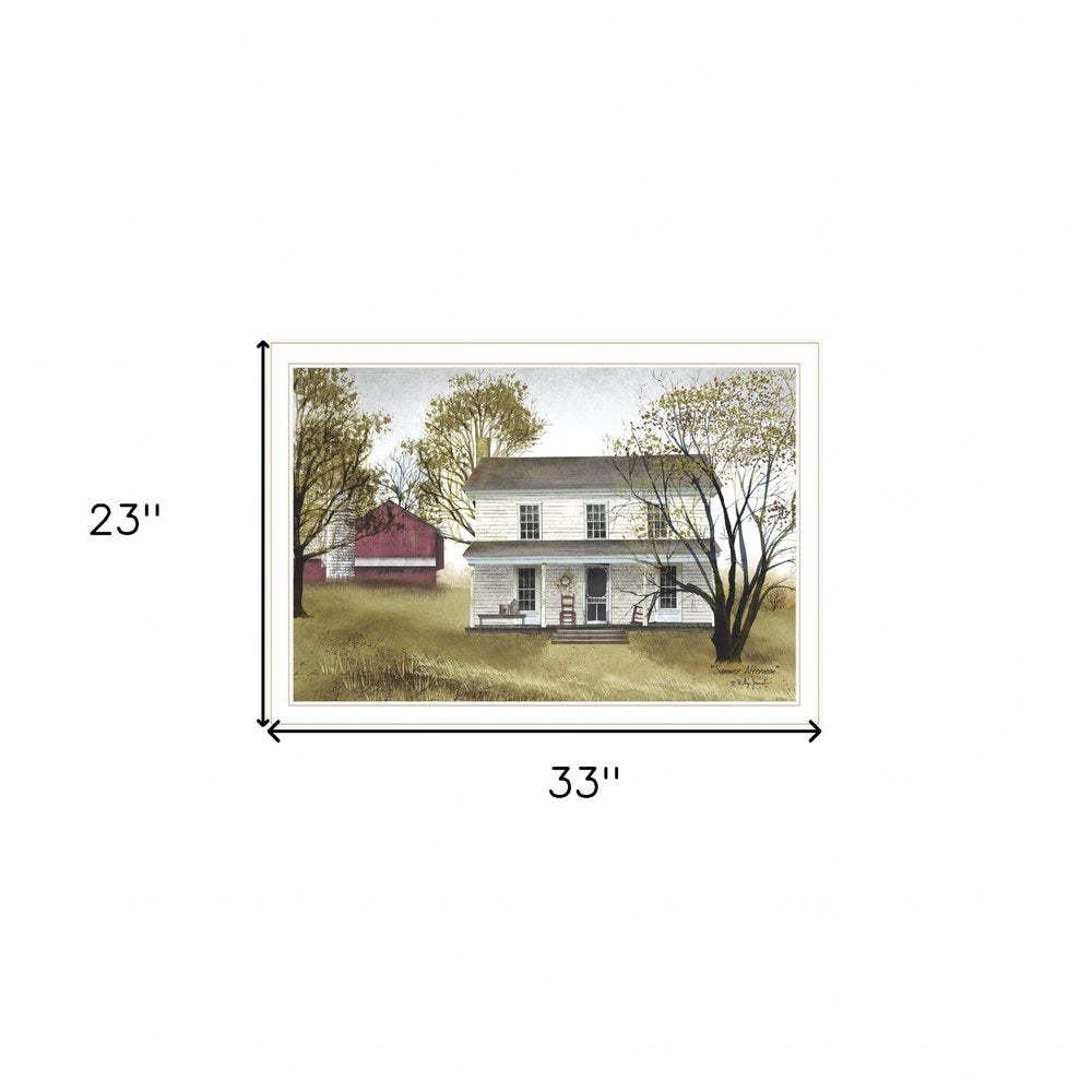 Summer Afternoon 3 White Framed Print Wall Art HomeRoots