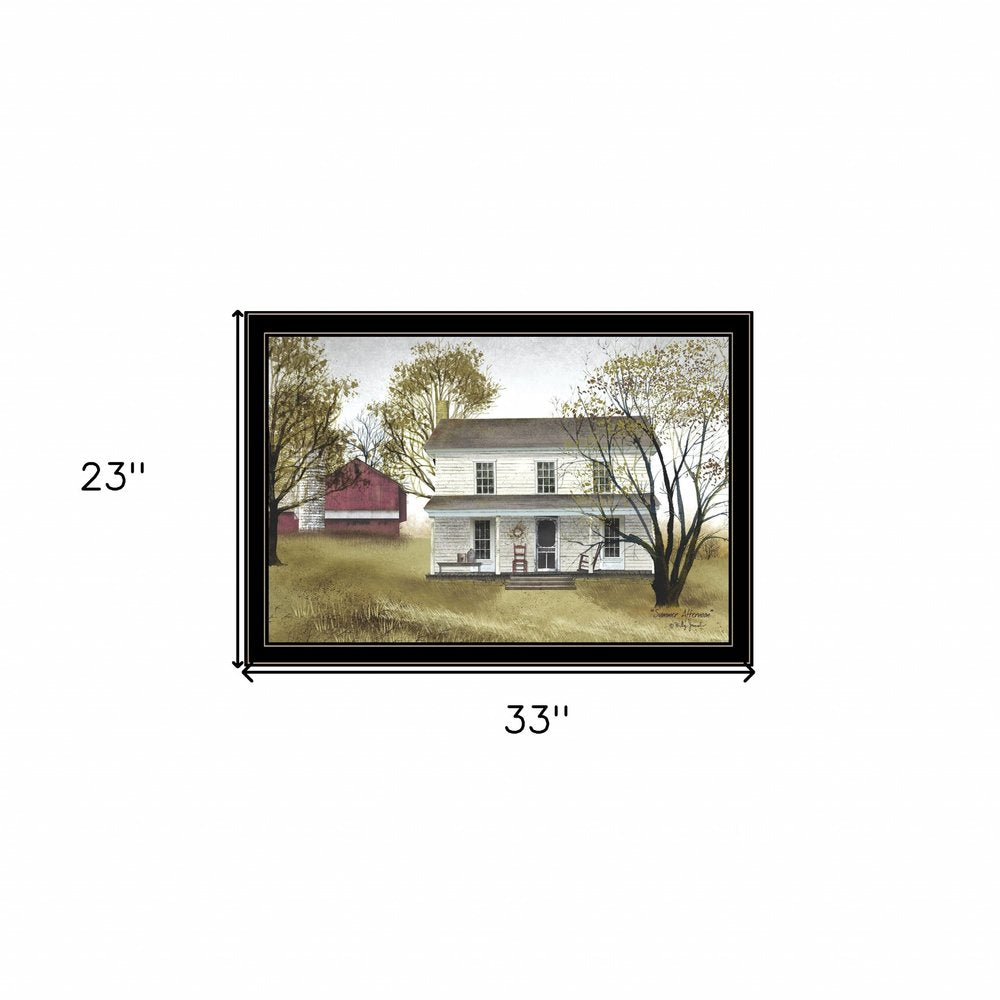 Summer Afternoon 4 Black Framed Print Wall Art — view 4