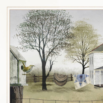 Spring Cleaning 1 White Framed Print Wall Art HomeRoots
