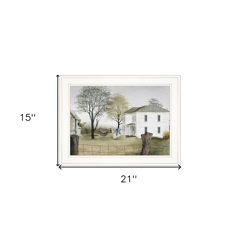 Spring Cleaning 1 White Framed Print Wall Art — view 10