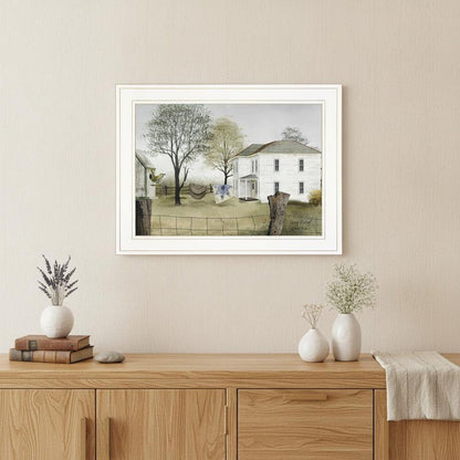 Spring Cleaning 1 White Framed Print Wall Art HomeRoots