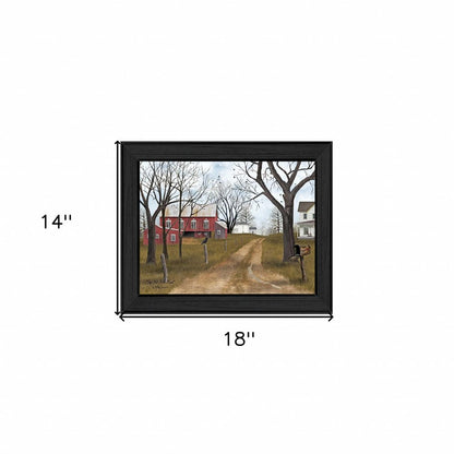 The Old Dirt Road 1 Black Framed Print Wall Art HomeRoots