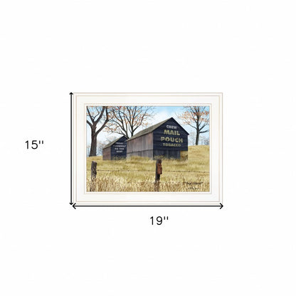 Treat Yourself Mail Pouch Barn 1 White Framed Print Wall Art HomeRoots