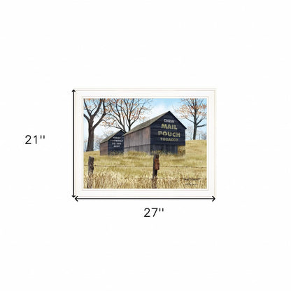 Treat Yourself Mail Pouch Barn 3 White Framed Print Wall Art HomeRoots