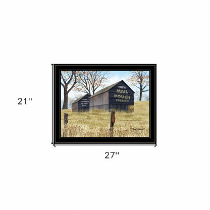 Treat Yourself Mail Pouch Barn 4 Black Framed Print Wall Art HomeRoots