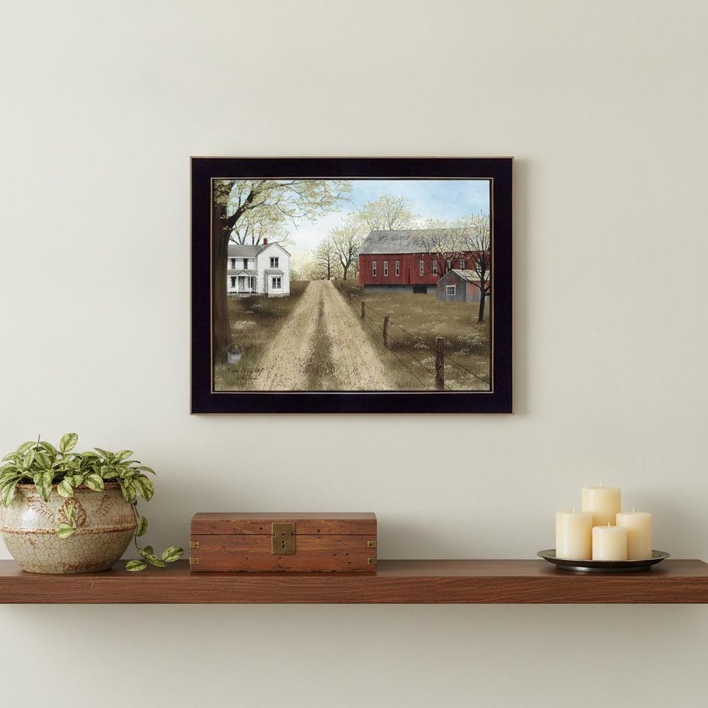 Warm Spring Day Black Framed Print Wall Art HomeRoots