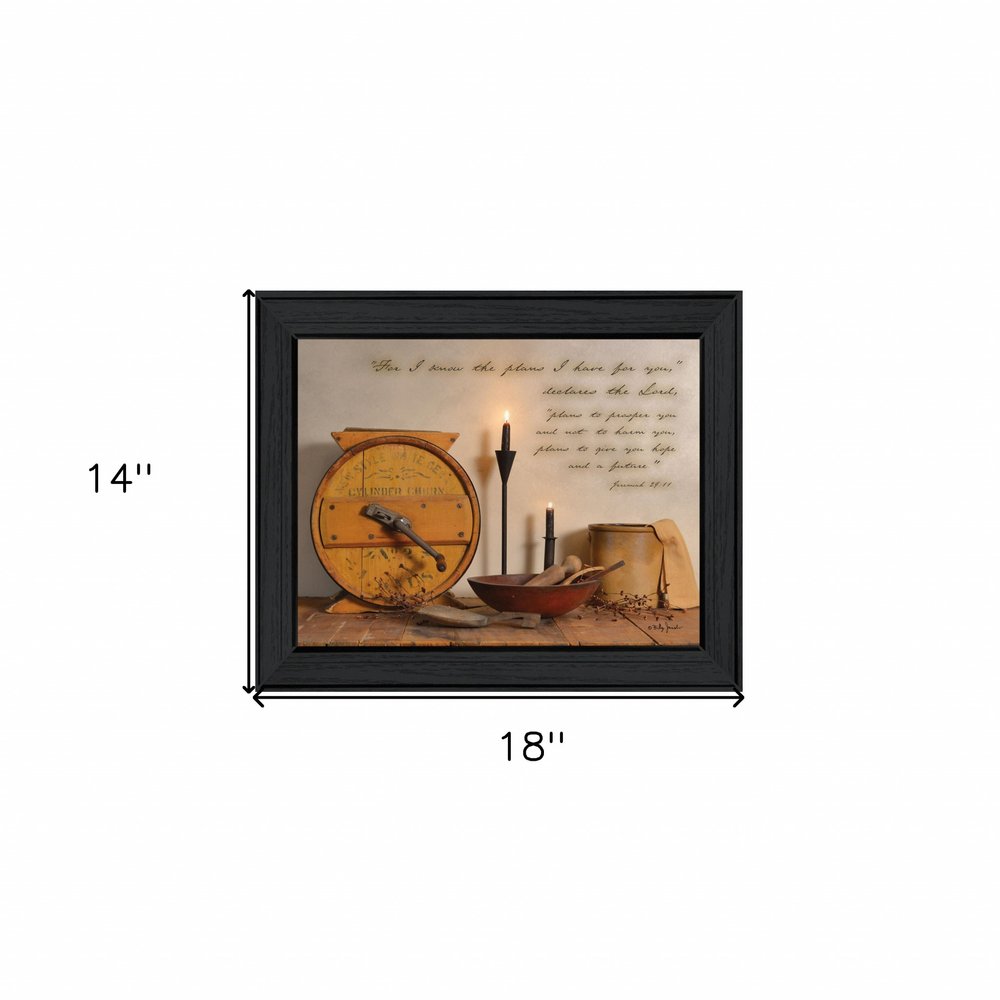 The Plans I have for You 2 Black Framed Print Wall Art — view 3