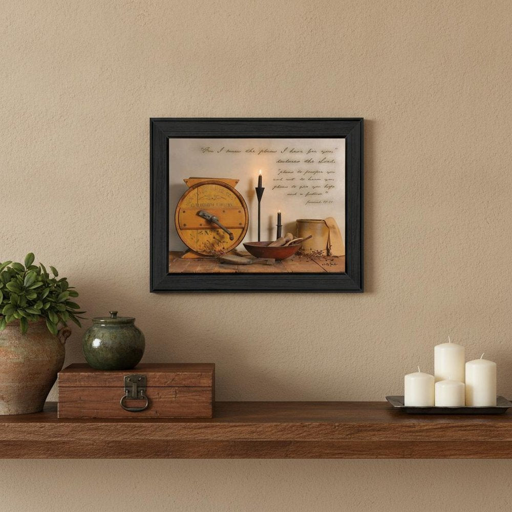 The Plans I have for You 2 Black Framed Print Wall Art — view 4
