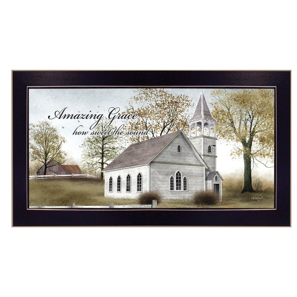 Amazing Grace 3 Black Framed Print Wall Art — view 1