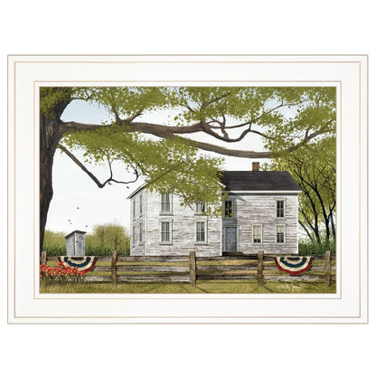 Sweet Summertime House 1 White Framed Print Wall Art HomeRoots