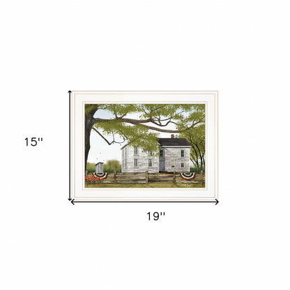 Sweet Summertime House 1 White Framed Print Wall Art HomeRoots