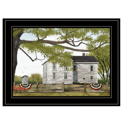 Sweet Summertime House 2 Black Framed Print Wall Art HomeRoots
