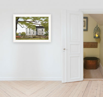 Sweet Summertime House 3 White Framed Print Wall Art HomeRoots