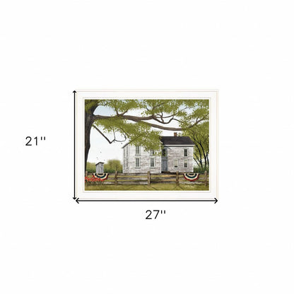 Sweet Summertime House 3 White Framed Print Wall Art HomeRoots