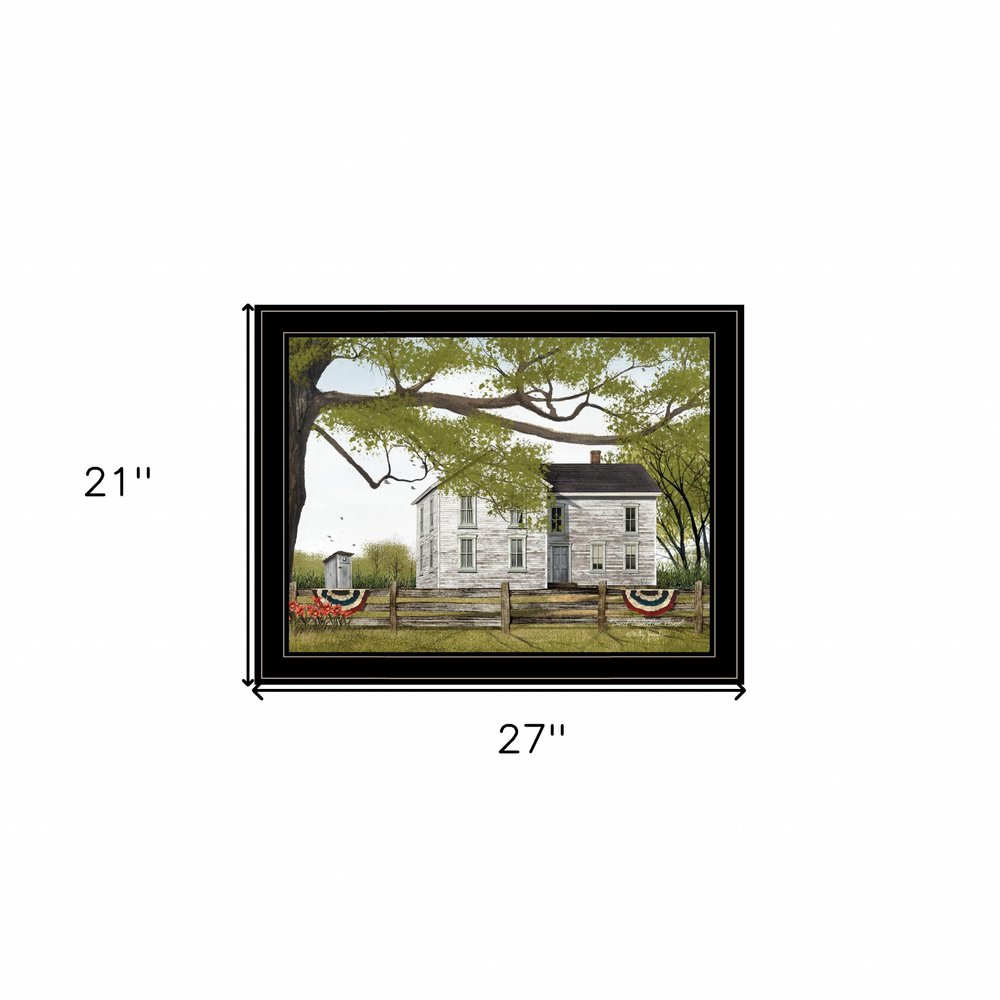 Sweet Summertime House 4 Black Framed Print Wall Art HomeRoots