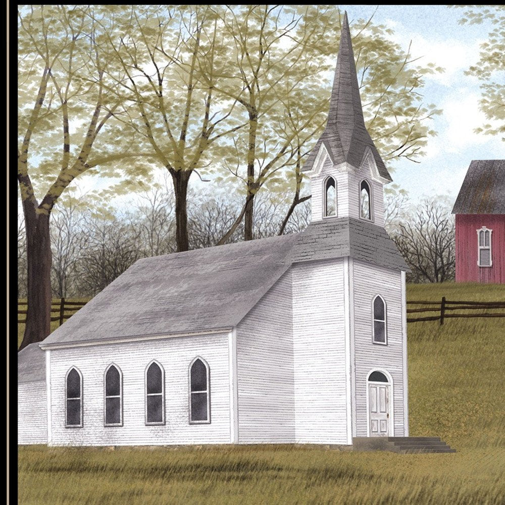 Faith and Freedom 3 Black Framed Print Wall Art — view 3