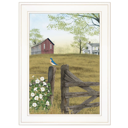 Mornings Glory 1 White Framed Print Wall Art HomeRoots