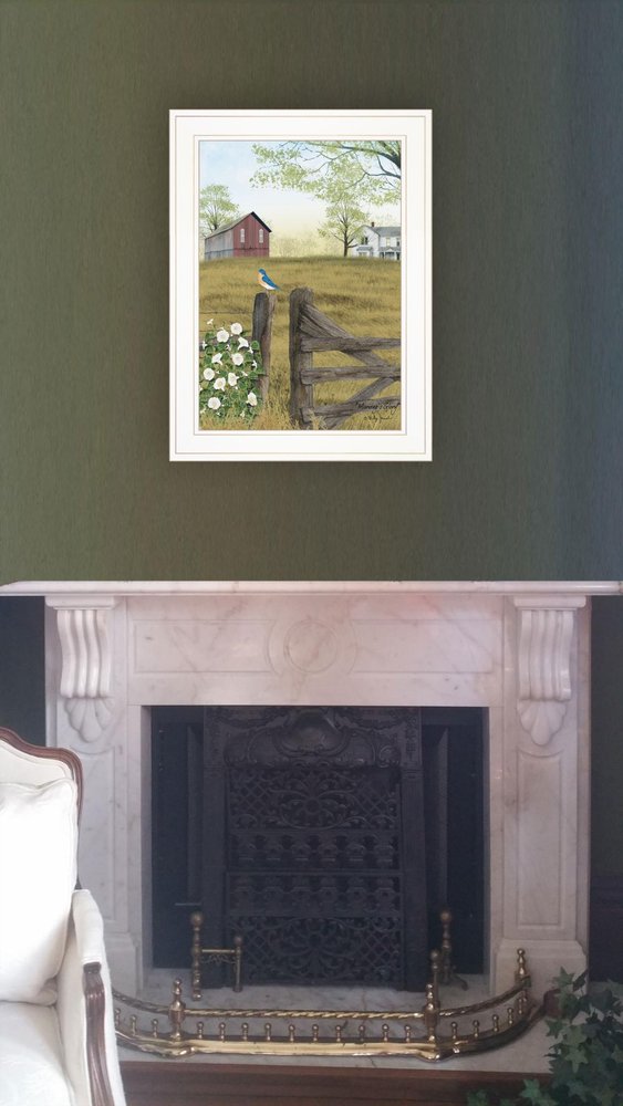 Mornings Glory 1 White Framed Print Wall Art HomeRoots