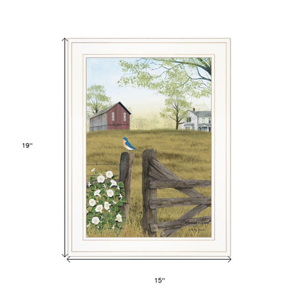 Mornings Glory 1 White Framed Print Wall Art HomeRoots