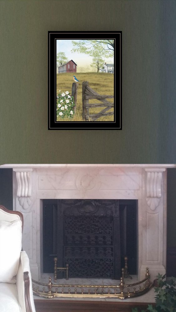 Mornings Glory 2 Black Framed Print Wall Art HomeRoots