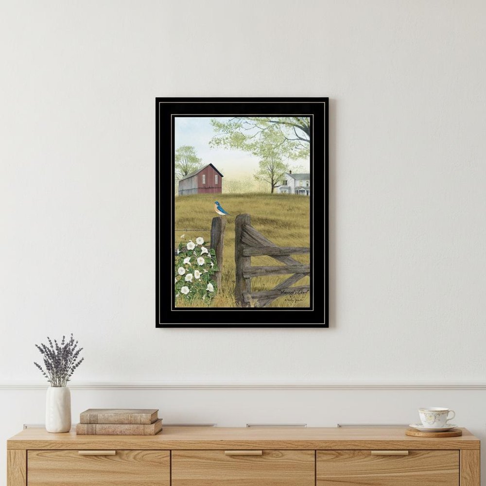 Mornings Glory 2 Black Framed Print Wall Art HomeRoots