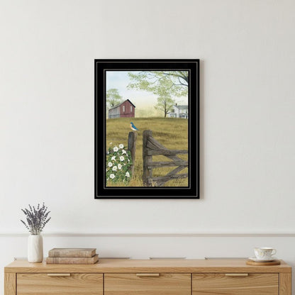 Mornings Glory 2 Black Framed Print Wall Art HomeRoots