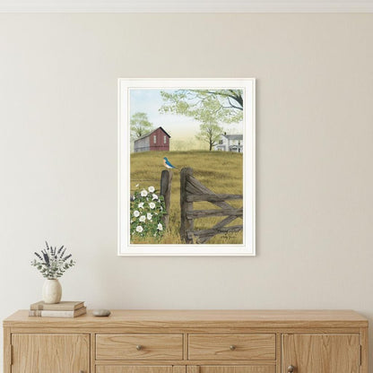 Mornings Glory 3 White Framed Print Wall Art HomeRoots