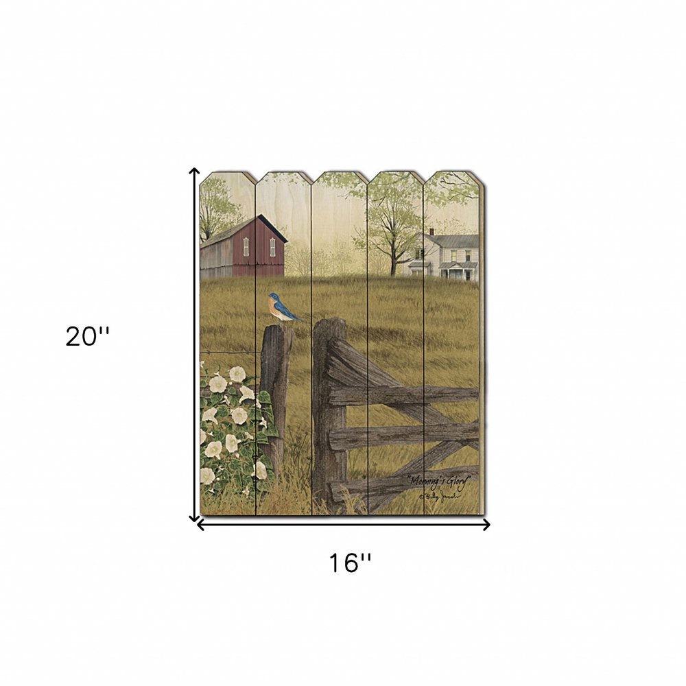 Mornings Glory Unframed Print Wall Art HomeRoots