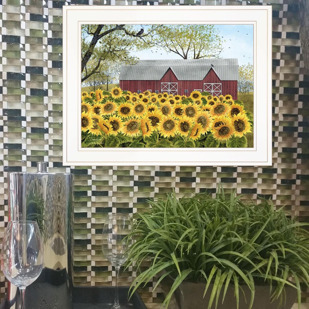 Sunshine 1 White Framed Print Wall Art HomeRoots