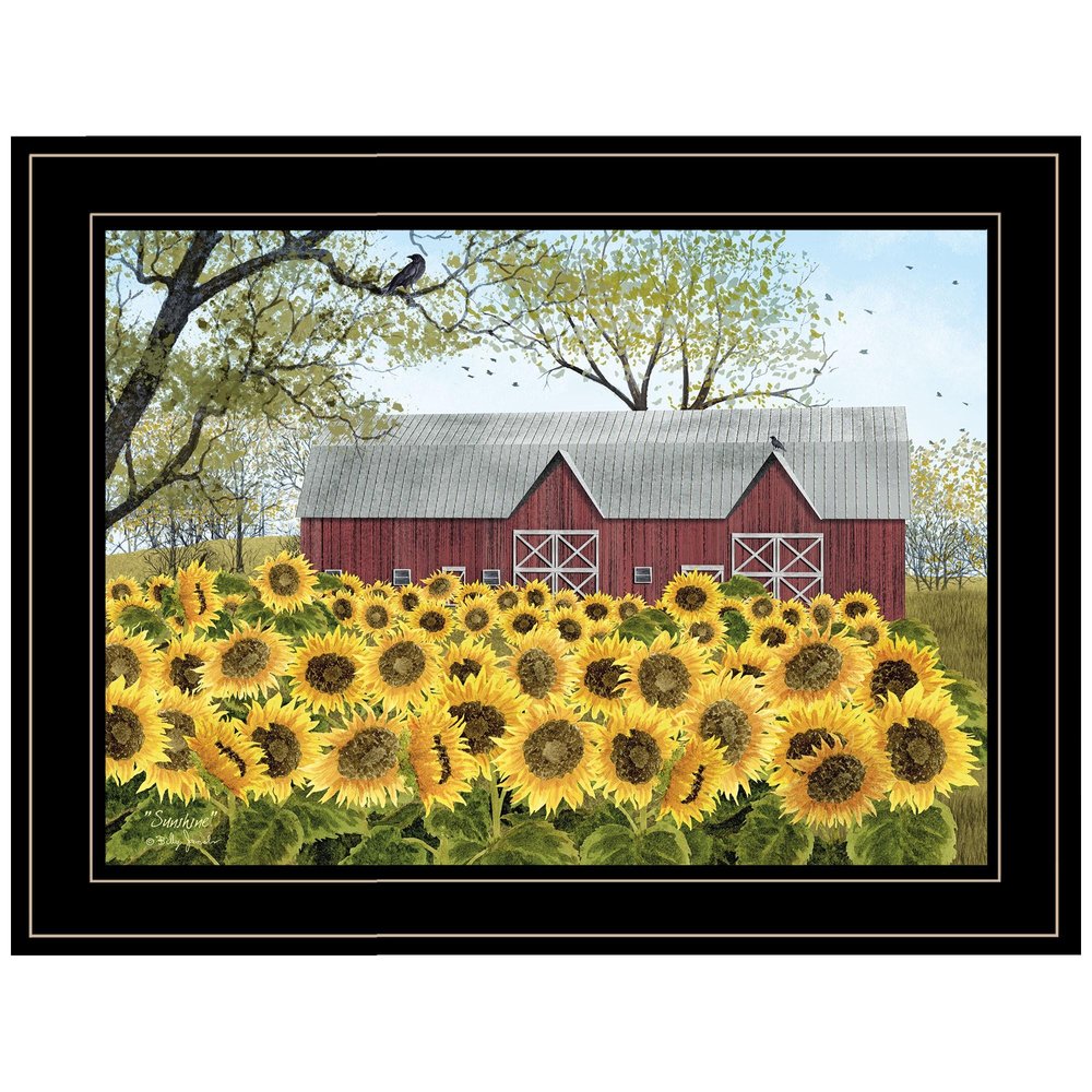 Sunshine 2 Black Framed Print Wall Art — view 1