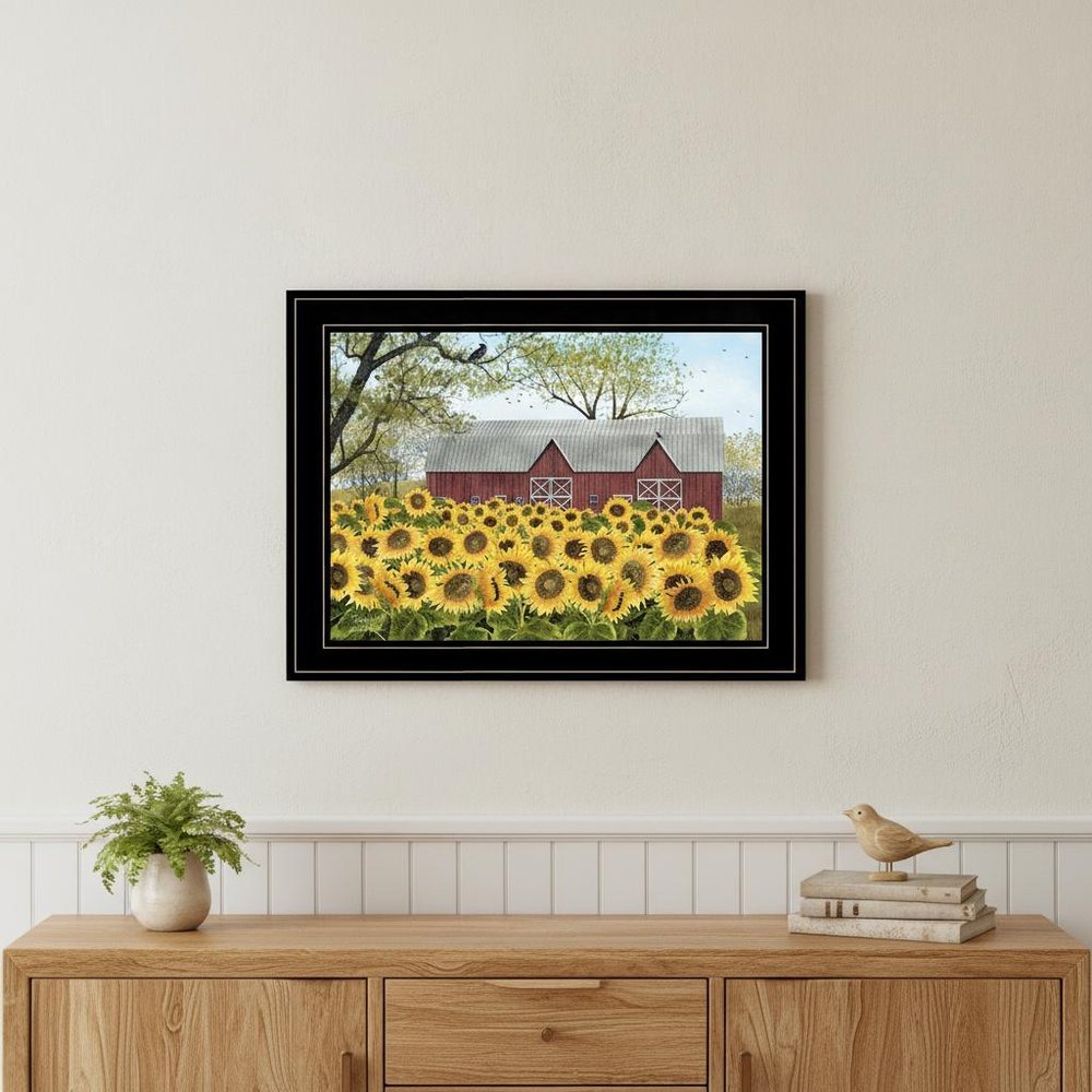 Sunshine 2 Black Framed Print Wall Art HomeRoots