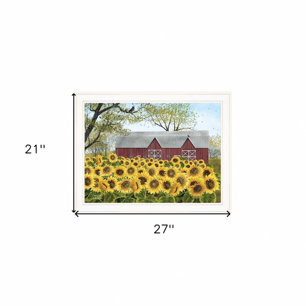 Sunshine 4 White Framed Print Wall Art HomeRoots