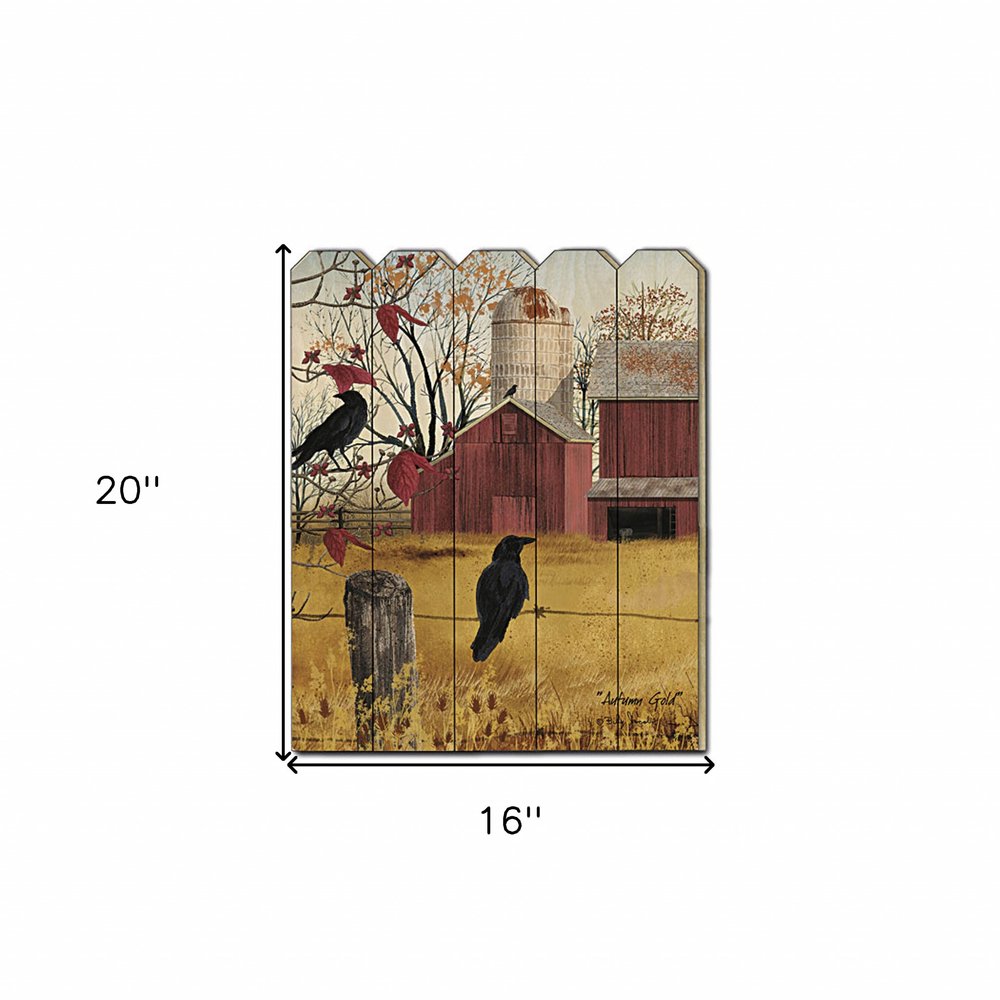 Autumn Gold Unframed Print Wall Art — view 2