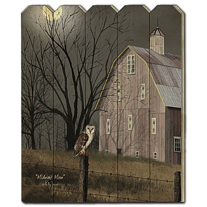 Midnight Moon Unframed Print Wall Art HomeRoots