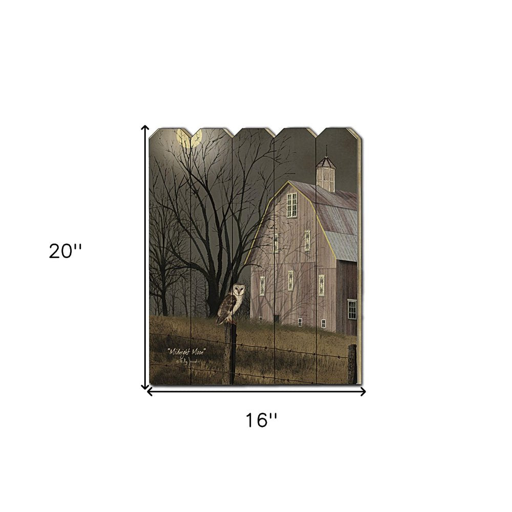 Midnight Moon Unframed Print Wall Art HomeRoots