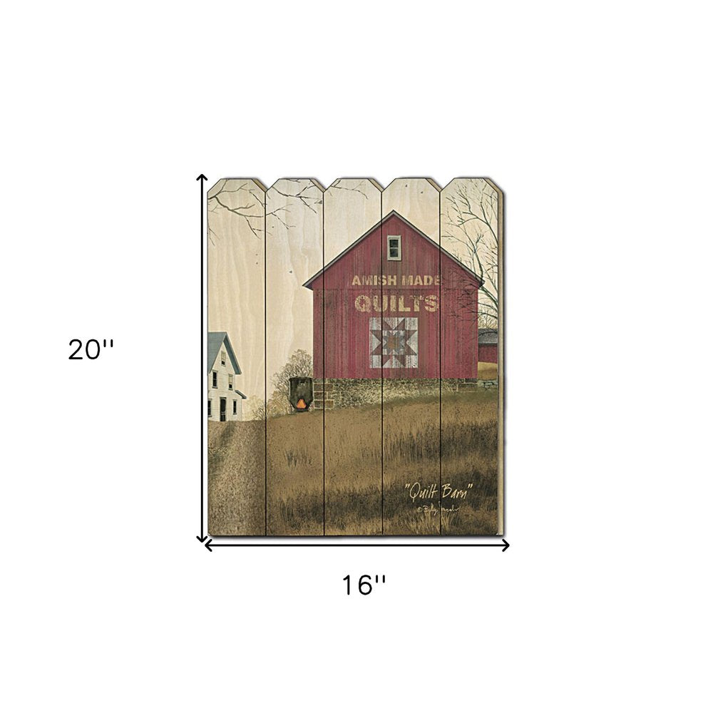 Quilt Barn 1 Unframed Wood Wall Art HomeRoots