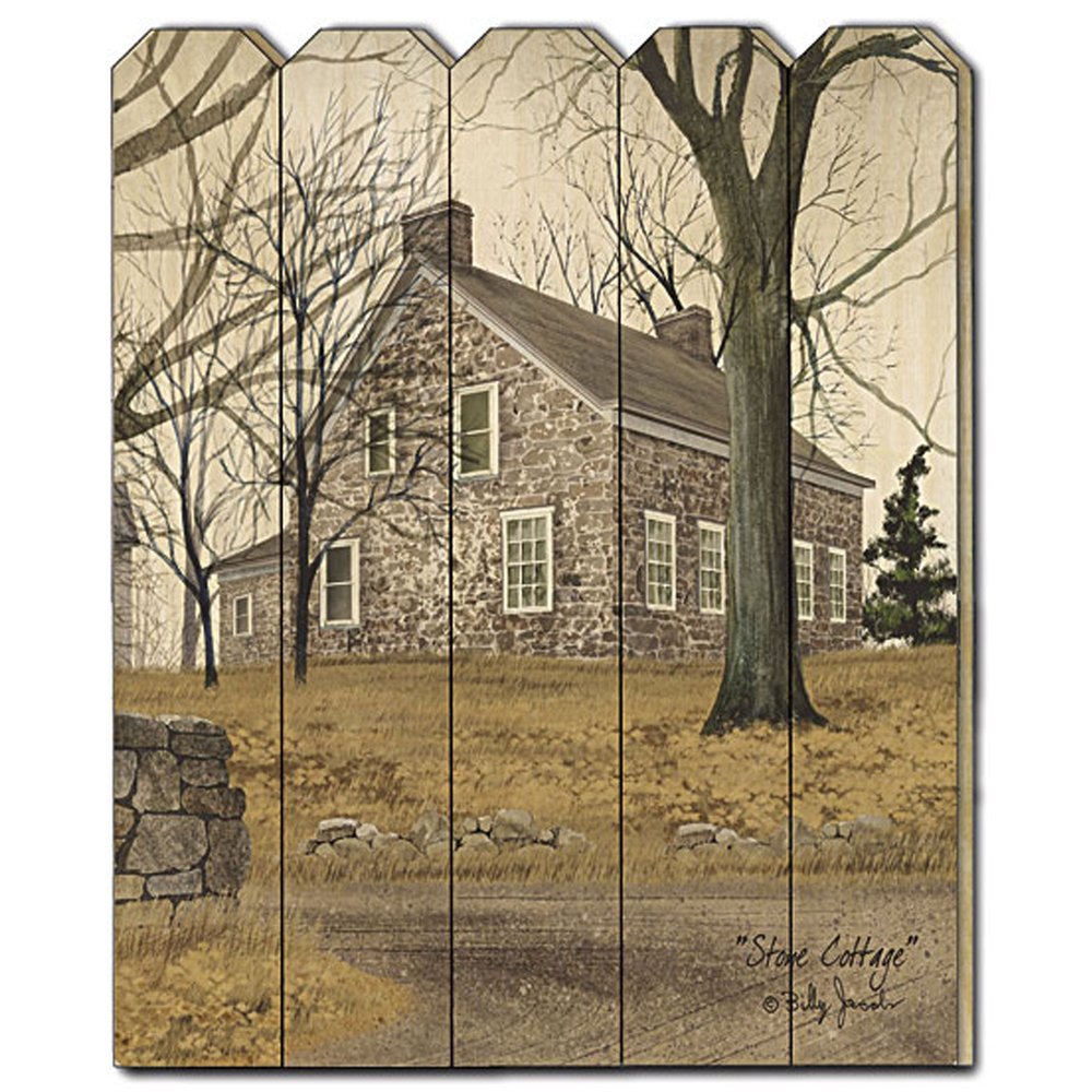 Stone Cottage Unframed Print Wall Art HomeRoots
