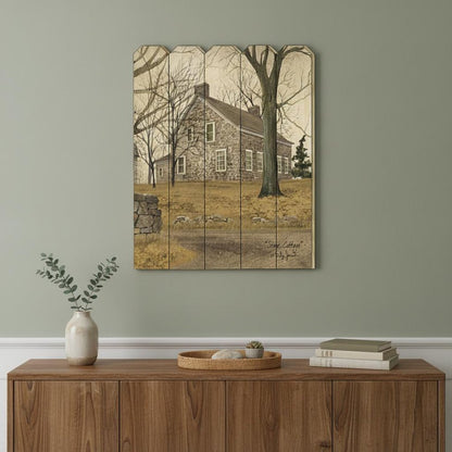 Stone Cottage Unframed Print Wall Art HomeRoots