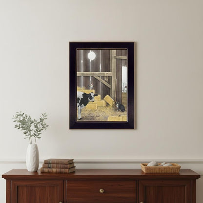 Uncle Sammys Barn Black Framed Print Wall Art HomeRoots