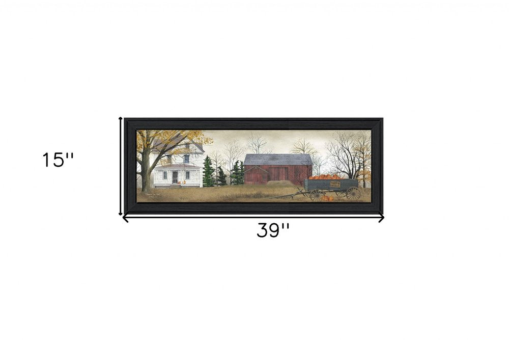 Pumpkins For Sale 4 Black Framed Print Wall Art HomeRoots