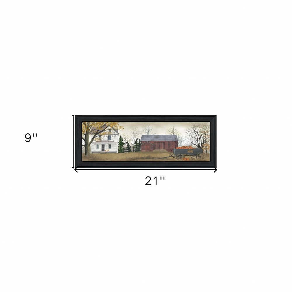 Pumpkins For Sale 1 Black Framed Print Wall Art HomeRoots
