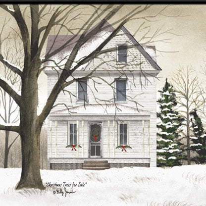 Christmas Trees for Sale 5 Black Framed Print Wall Art HomeRoots