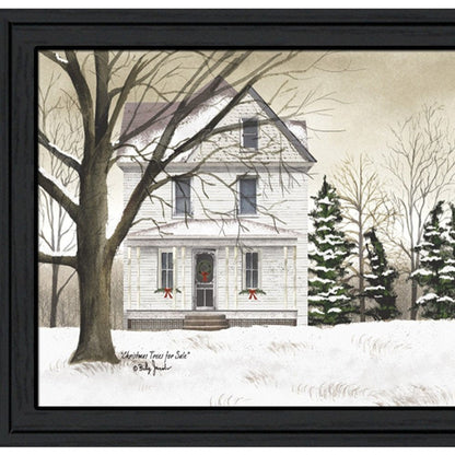 Christmas Trees for Sale 5 Black Framed Print Wall Art HomeRoots