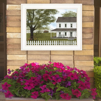 GREEN GREEN GRASS OF HOME 3 White Framed Print Wall Art HomeRoots