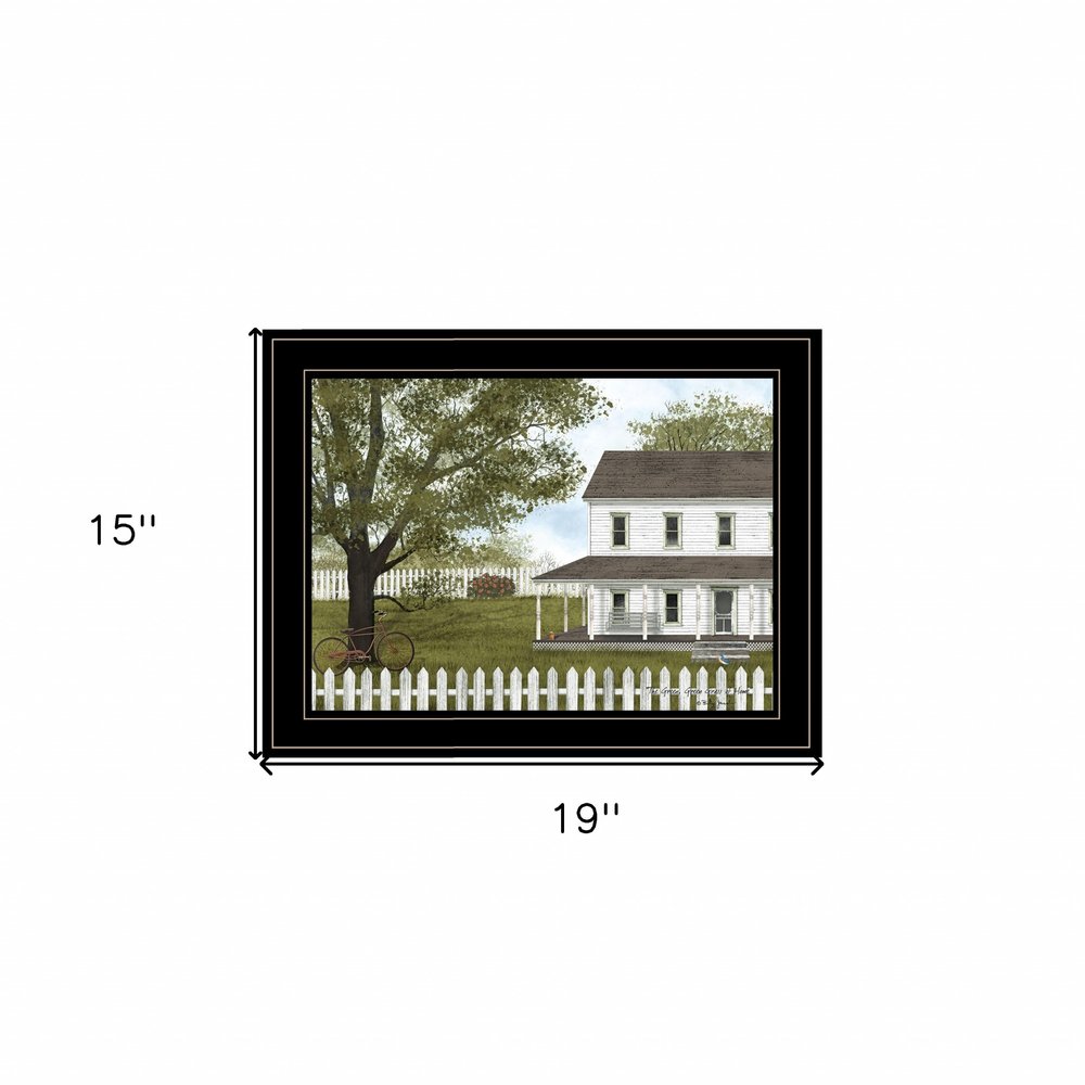 GREEN GREEN GRASS OF HOME 4 Black Framed Print Wall Art HomeRoots