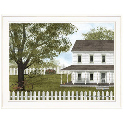 Green Green Grass of Home 1 White Framed Print Wall Art HomeRoots