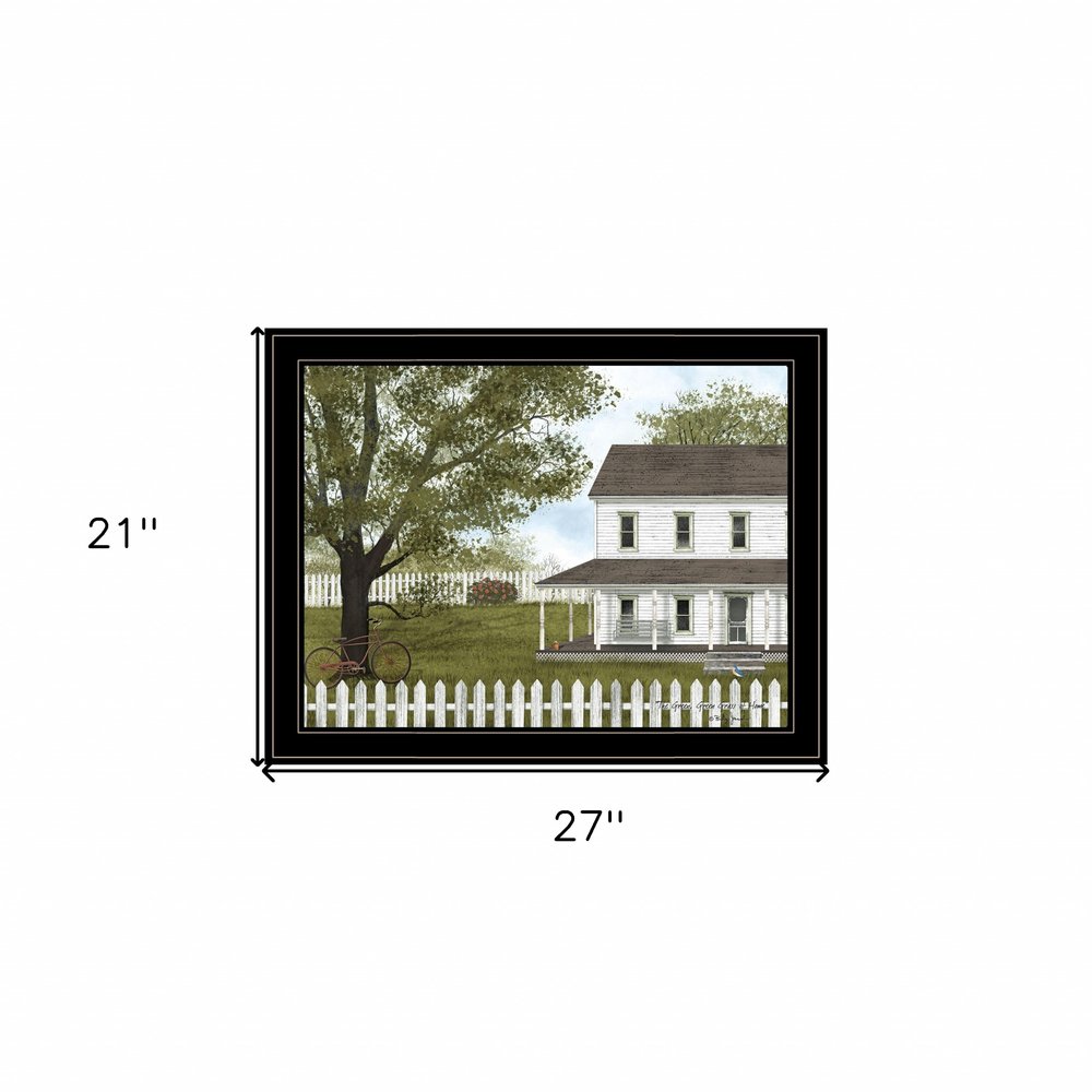 Green Green Grass of Home 2 Black Framed Print Wall Art HomeRoots