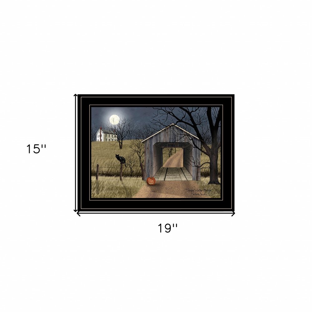 Sleepy Hollow Bridge 2 Black Framed Print Wall Art HomeRoots